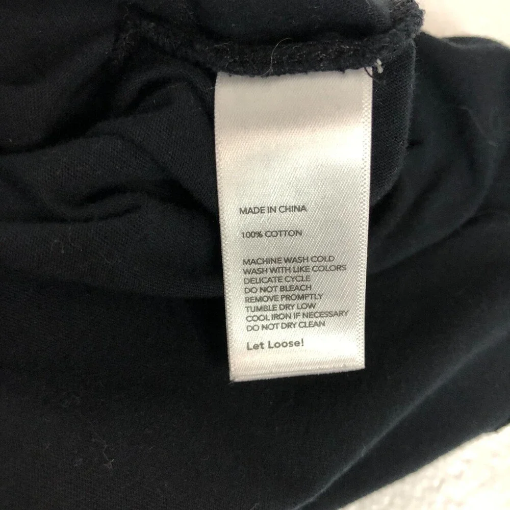 Kate Spade Saturday Black T Shirt Womens Size XS